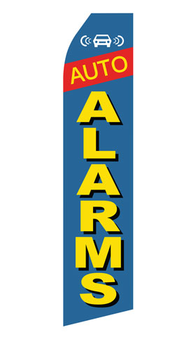 Auto Alarms Swooper Flag