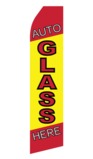 Auto Glass Service Swooper Flag
