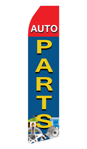 Auto Parts Swooper Flag
