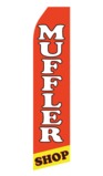 Muffler Shop Swooper Flag