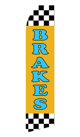 Brakes Service Swooper Flag