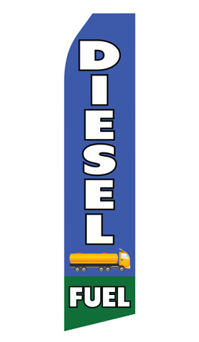 Diesel Fuel Swooper Flag
