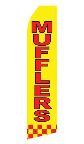 Mufflers Service Swooper Flag