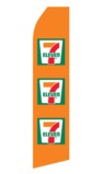 Orange 7-11 Swooper Flag