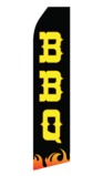 Black BBQ Swooper Flag
