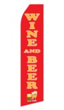 Wine and Beer Swooper Flag