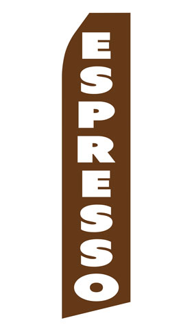 Espresso Swooper Flag
