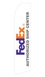 FedEx Authorized Ship Center Swooper Flag