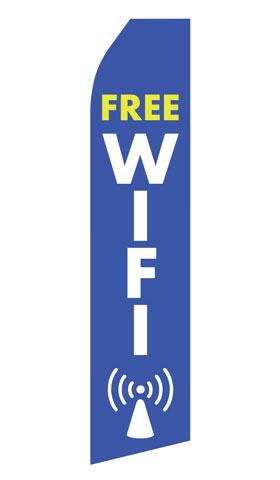 Free Wifi Swooper Flag