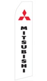 Mitsubishi Logo Swooper Flag