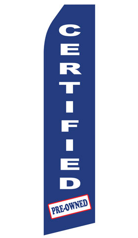Certified Pre-Owned Swooper Flag