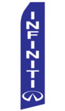 Blue Infiniti Swooper Flag