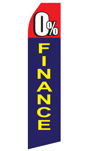 0% Finance Swooper Flag