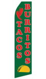 Tacos and Burritos Swooper Flag
