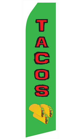 Tacos Swooper Flag