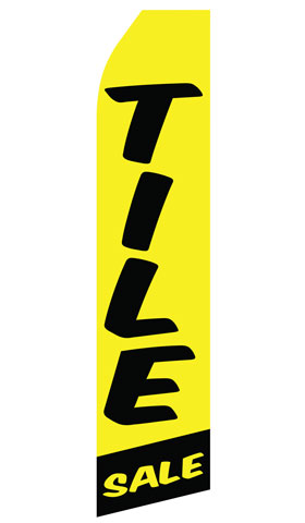 Tile Sale Swooper Flag