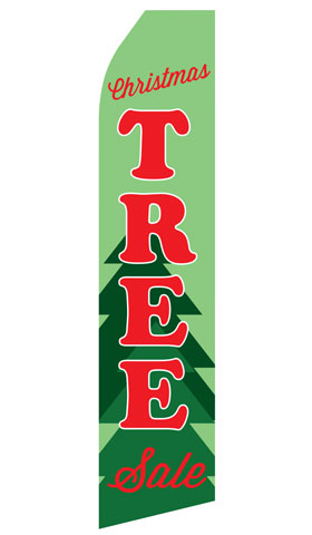 Christmas Tree Sale Swooper Flag