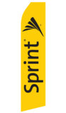 Yellow Sprint Logo Swooper Flag