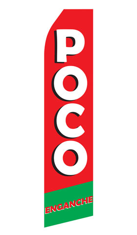 Poco Enganche Swooper Flag
