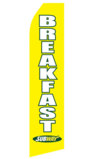 Subway Breakfast Logo Swooper Flag