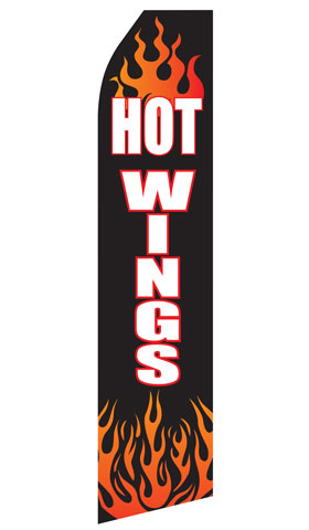 Hot Wings Swooper Flag