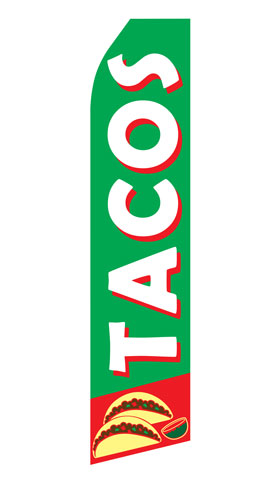 Tacos Swooper Flag