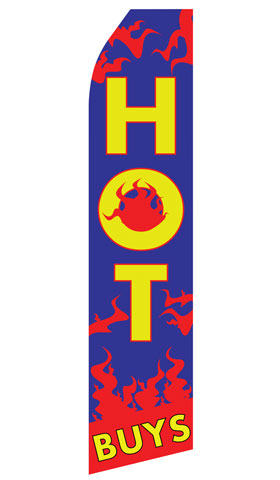 Hot Buy Swooper Flag