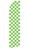 Green Checkered Swooper Flag