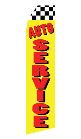 Auto Service Swooper Flag