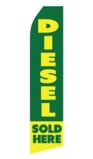 Diesel Sold Here Swooper Flag