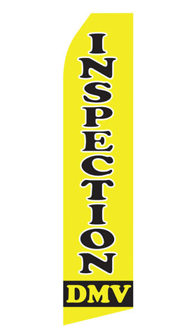 DMV Inspection Swooper Flag