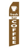 Fresh Hot Coffee Swooper Flag