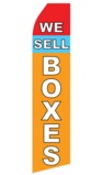 We Sell Boxes Swooper Flag