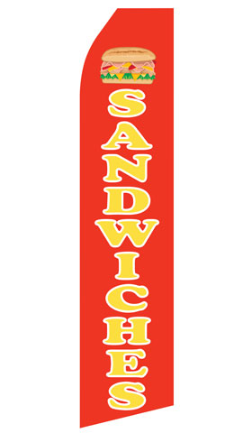 Sandwiches Swooper Flag