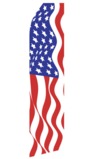 American Flag Swooper Flag