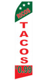 Ricos Tacos Swooper Flag