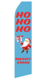 HOHOHO Merry Xmas Swooper Flag