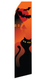 Halloween Cat Swooper Flag