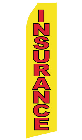 Yellow Insurance Swooper Flag