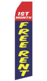 First Month Free Rent Swooper Flag